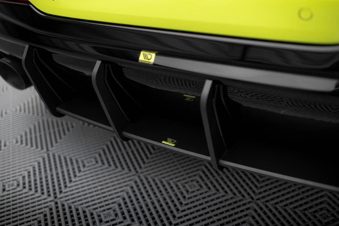 Street Pro Heckansatz Diffusor V.1 passend für BMW 1er F40 M-Paket / M135i schwarz matt