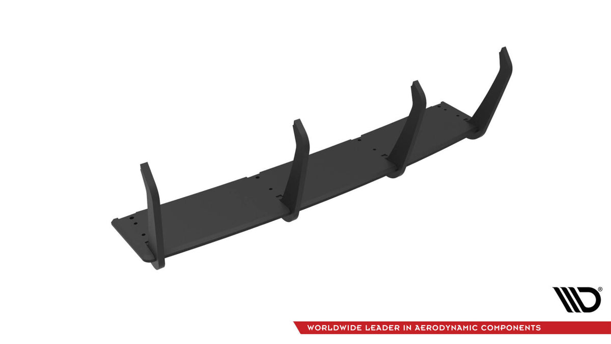Street Pro Heckansatz Diffusor V.1 passend für BMW 1er F40 M-Paket / M135i schwarz matt