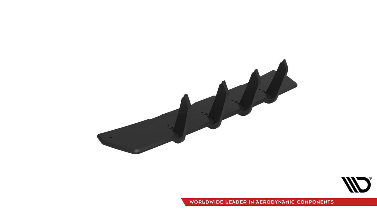Street Pro Heckansatz Diffusor V.1 passend für BMW 4er 35 Coupe M-Paket F32 schwarz matt