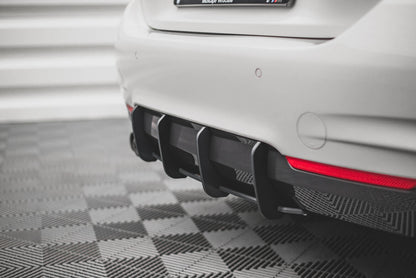 Street Pro Heckansatz Diffusor V.1 passend für BMW 4er M-Paket F32 schwarz matt