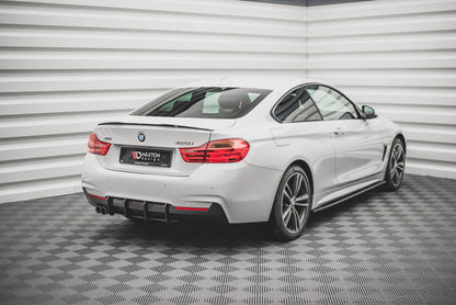 Street Pro Heckansatz Diffusor V.1 passend für BMW 4er M-Paket F32 schwarz matt