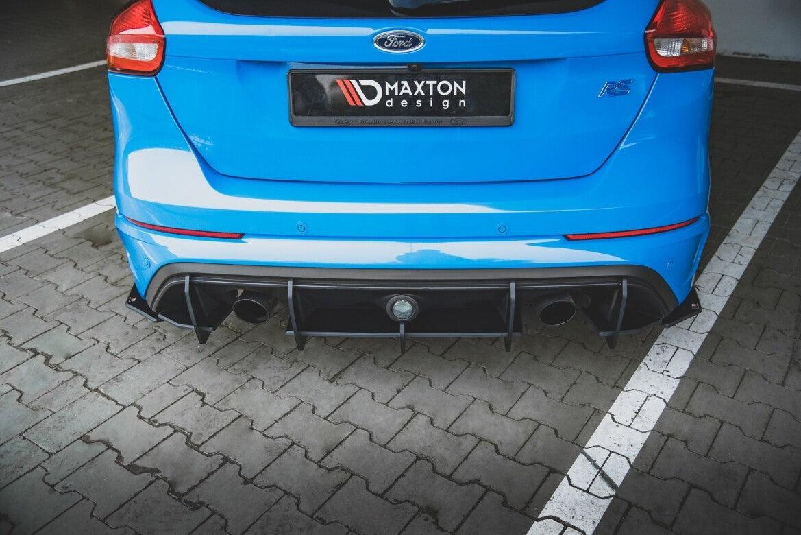 Street Pro Heckansatz Diffusor V.1 passend für Ford Focus RS Mk3 schwarz matt