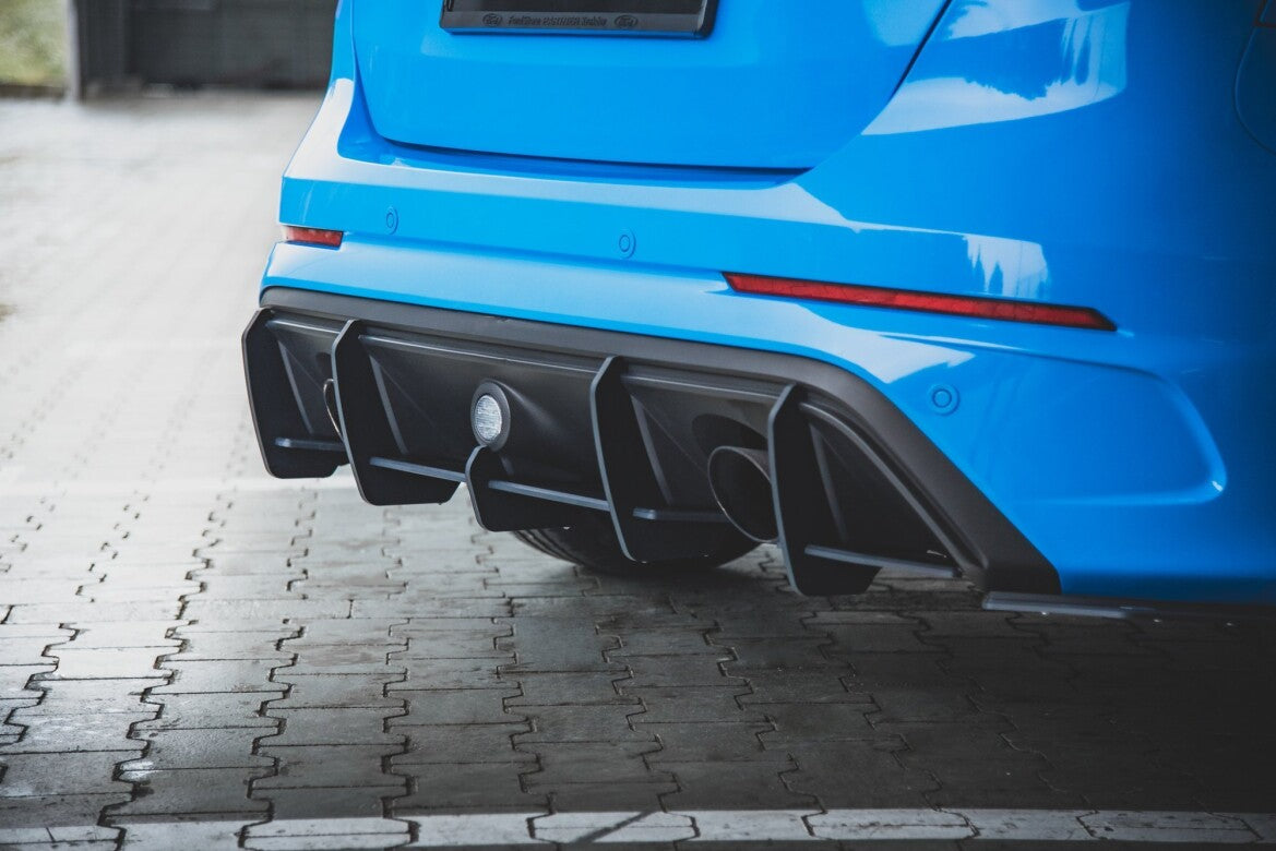 Street Pro Heckansatz Diffusor V.1 passend für Ford Focus RS Mk3 schwarz matt