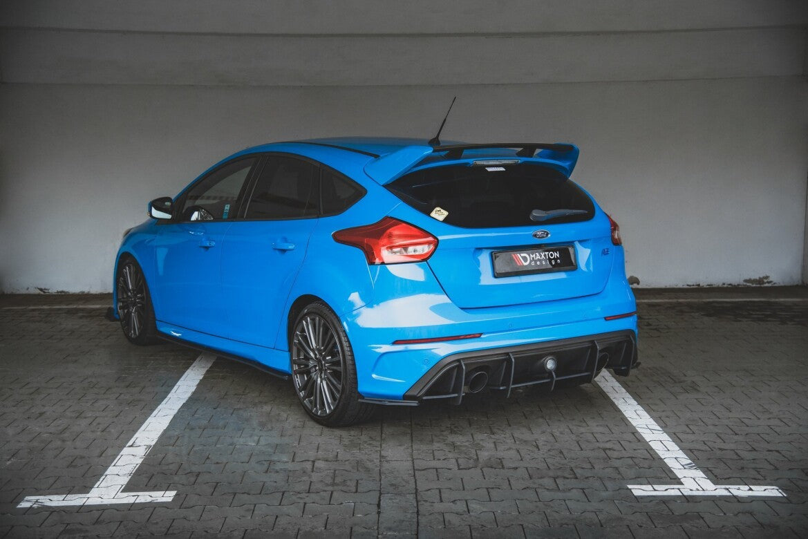 Street Pro Heckansatz Diffusor V.1 passend für Ford Focus RS Mk3 schwarz matt