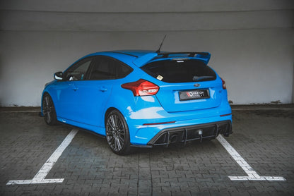 Street Pro Heckansatz Diffusor V.1 passend für Ford Focus RS Mk3 schwarz matt