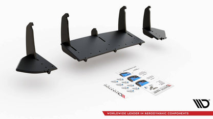 Street Pro Heckansatz Diffusor V.1 passend für Ford Focus RS Mk3 schwarz matt