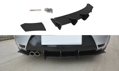 Street Pro Heckansatz Diffusor V.1 passend für Seat Leon Mk2 CUPRA/ FR schwarz matt