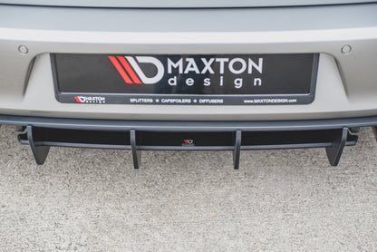 Street Pro Heckansatz Diffusor V.1 passend für VW Golf 7 GTI schwarz matt