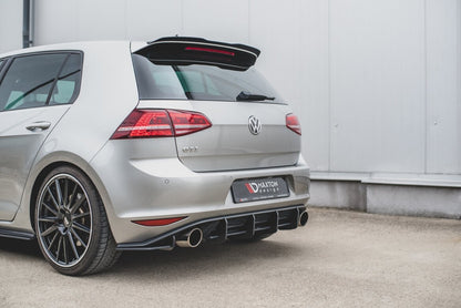 Street Pro Heckansatz Diffusor V.1 passend für VW Golf 7 GTI schwarz matt