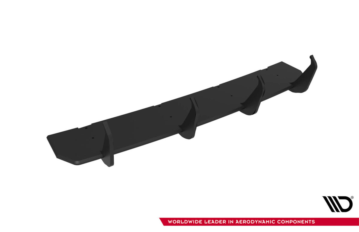 Street Pro Heckansatz Diffusor V.1 passend für VW Golf GTI Clubsport Mk8 FL schwarz matt