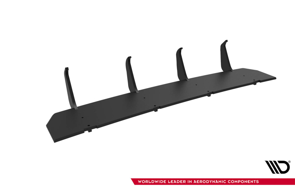 Street Pro Heckansatz Diffusor V.1 passend für VW Golf GTI Clubsport Mk8 FL schwarz matt