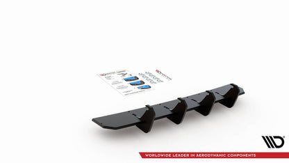 Street Pro Heckansatz Diffusor V.1 passend für VW Golf GTI Clubsport Mk8 schwarz matt