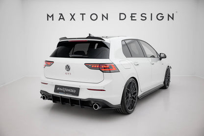 Street Pro Heckansatz Diffusor V.1 passend für VW Golf GTI Mk8 schwarz matt
