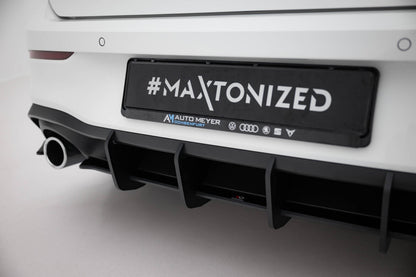Street Pro Heckansatz Diffusor V.1 passend für VW Golf GTI Mk8 schwarz matt