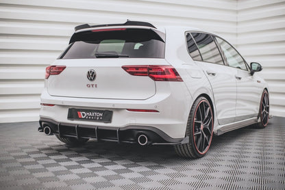 Street Pro Heckansatz Diffusor V.1 passend für VW Golf GTI Mk8 schwarz matt