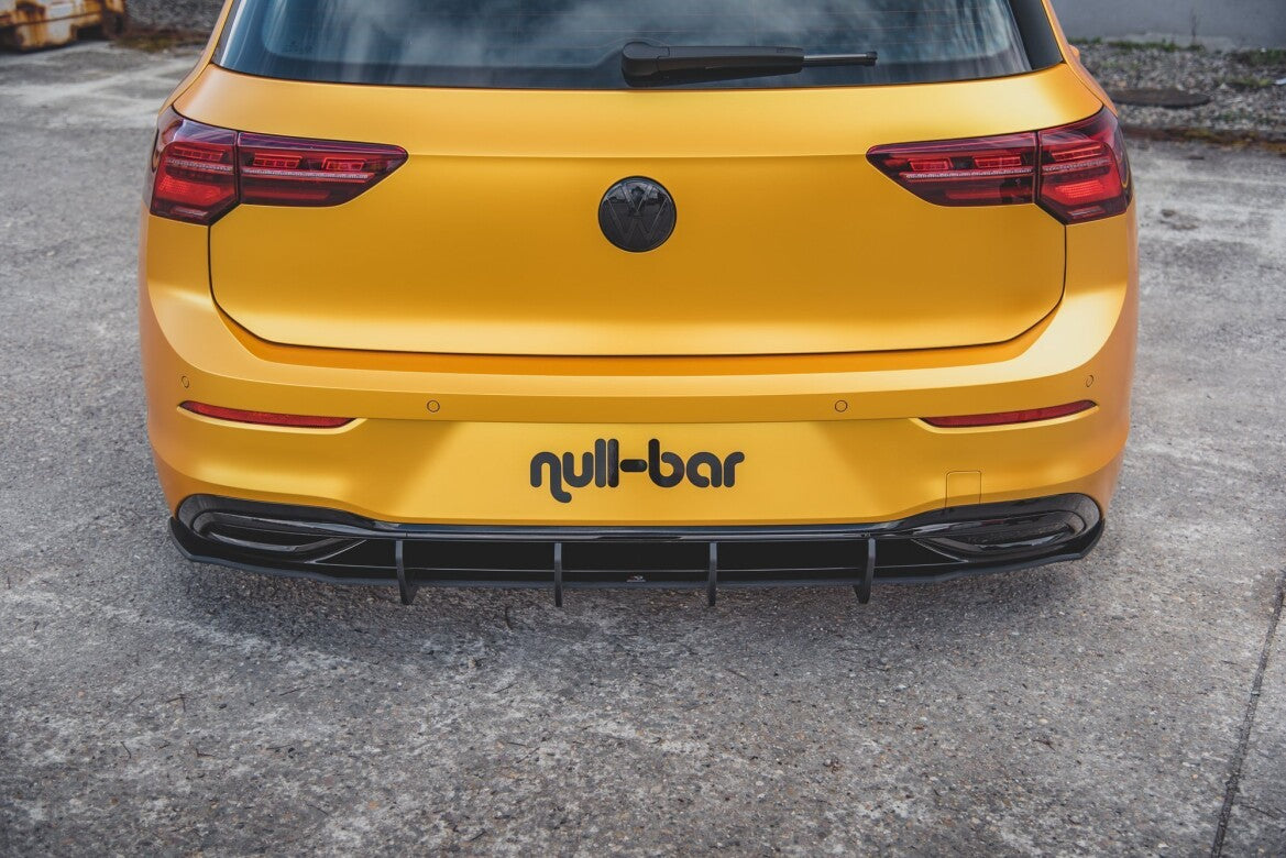 Street Pro Heckansatz Diffusor V.1 passend für VW Golf Mk8 schwarz matt