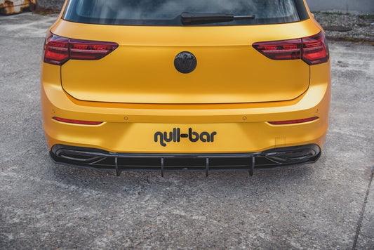 Street Pro Heckansatz Diffusor V.1 passend für VW Golf Mk8 schwarz matt