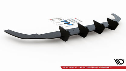 Street Pro Heckansatz Diffusor V.1 passend für VW Golf Mk8 schwarz matt