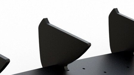 Street Pro Heckansatz Diffusor V.1 passend für VW Golf Mk8 schwarz matt