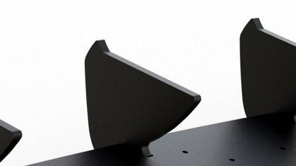 Street Pro Heckansatz Diffusor V.1 passend für VW Golf Mk8 schwarz matt