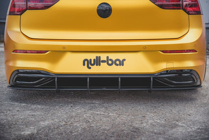 Street Pro Heckansatz Diffusor V.1 passend für VW Golf Mk8 schwarz matt