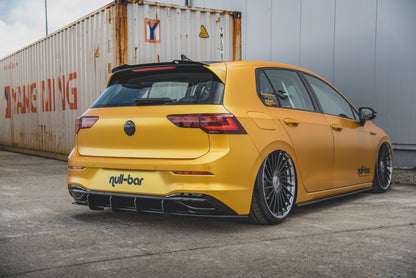 Street Pro Heckansatz Diffusor V.1 passend für VW Golf Mk8 schwarz matt