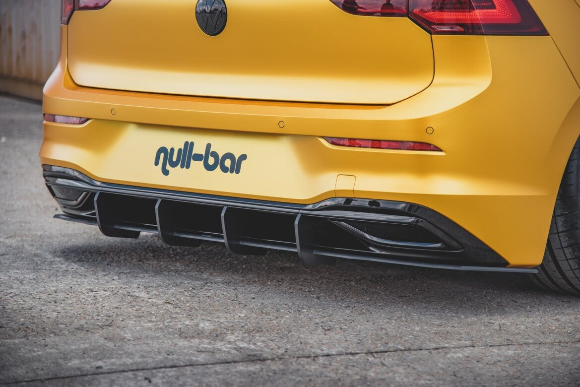 Street Pro Heckansatz Diffusor V.1 passend für VW Golf Mk8 schwarz matt