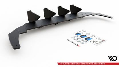 Street Pro Heckansatz Diffusor V.1 passend für VW Golf Mk8 schwarz matt