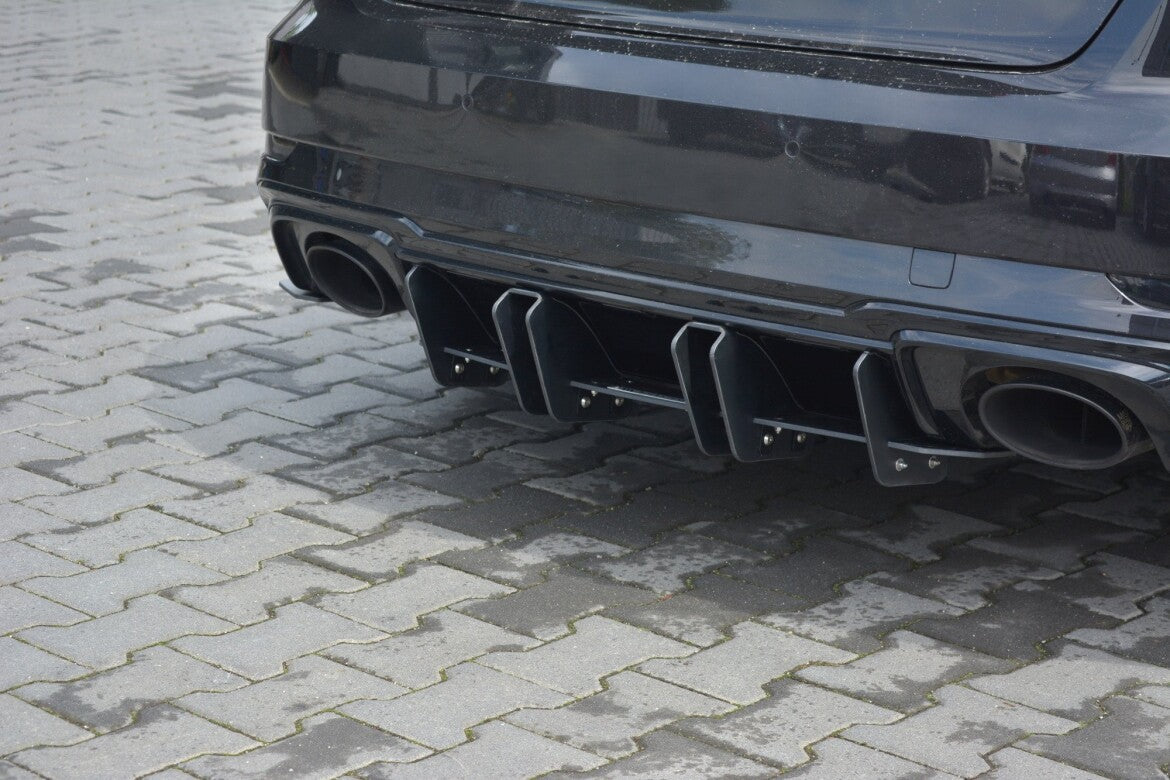 Street Pro Heckansatz Diffusor V.2 passend für Audi RS3 8V FL Sportback schwarz matt