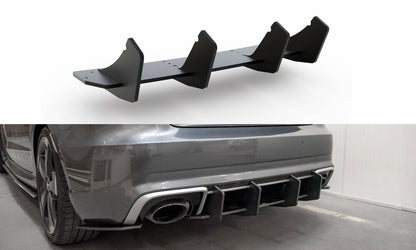 Street Pro Heckansatz Diffusor V.2 passend für Audi RS3 8V Sportback schwarz matt