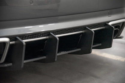 Street Pro Heckansatz Diffusor V.2 passend für Audi RS3 8V Sportback schwarz matt