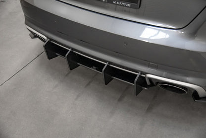 Street Pro Heckansatz Diffusor V.2 passend für Audi RS3 8V Sportback schwarz matt