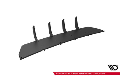 Street Pro Heckansatz Diffusor V.2 passend für Audi RS3 Limousine 8V FL roter Kern