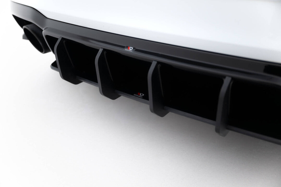 Street Pro Heckansatz Diffusor V.2 passend für Audi RS3 Limousine 8V FL schwarz matt