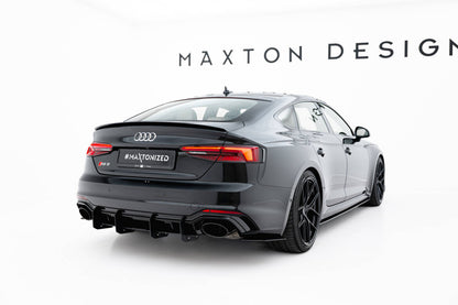Street Pro Heckansatz Diffusor V.2 passend für Audi RS5 Coupe / Sportback F5 schwarz matt