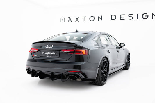 Street Pro Heckansatz Diffusor V.2 passend für Audi RS5 Coupe / Sportback F5 schwarz matt