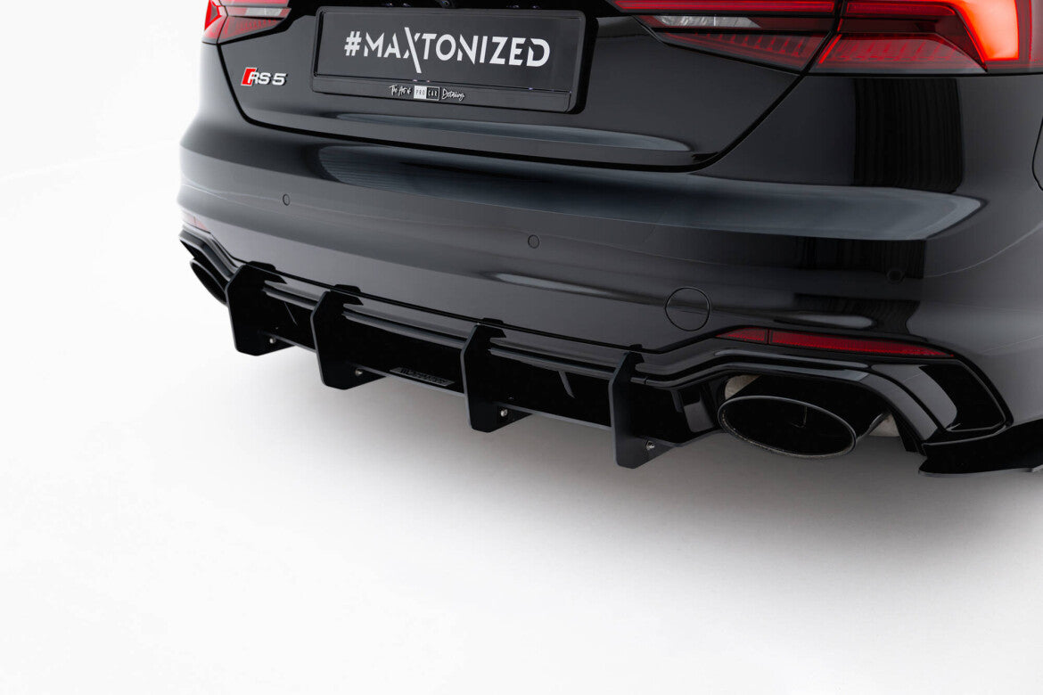 Street Pro Heckansatz Diffusor V.2 passend für Audi RS5 Coupe / Sportback F5 schwarz matt