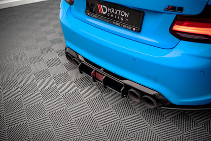 Street Pro Heckansatz Diffusor V.2 passend für BMW M2 F87 schwarz matt