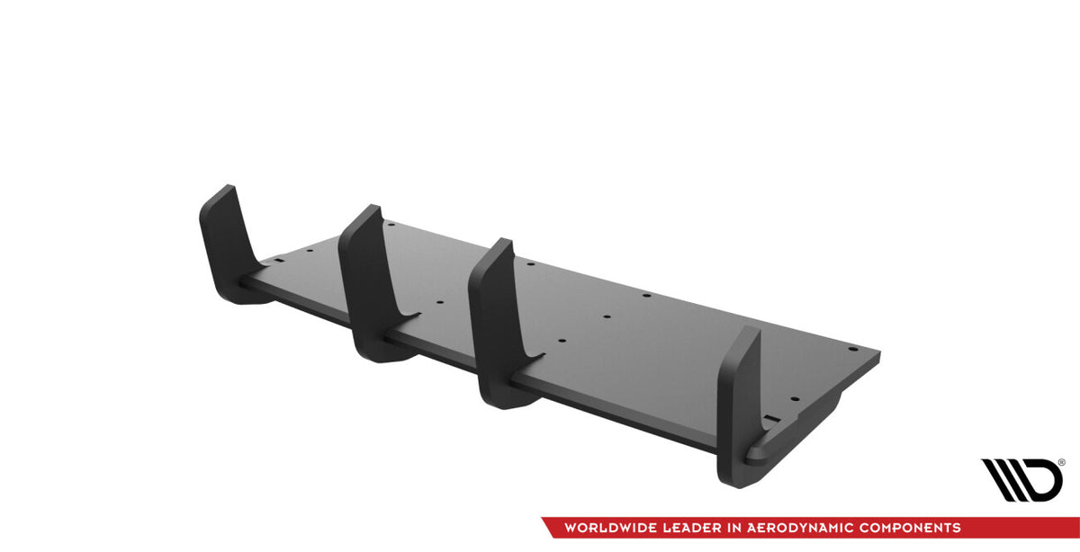 Street Pro Heckansatz Diffusor V.2 passend für BMW M2 F87 schwarz matt