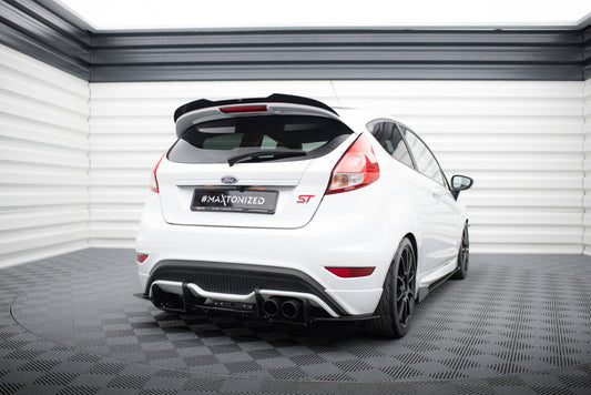 Street Pro Heckansatz Diffusor V.2 passend für Ford Fiesta Mk7 ST FL schwarz matt