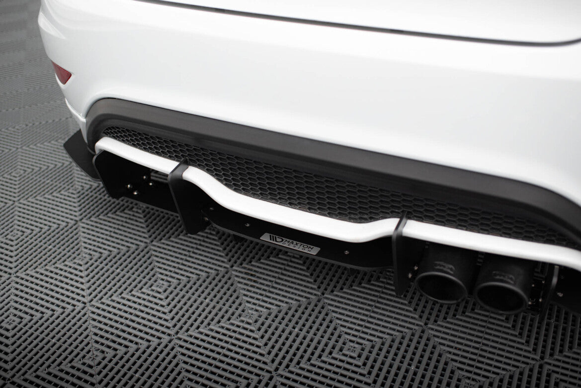 Street Pro Heckansatz Diffusor V.2 passend für Ford Fiesta Mk7 ST FL schwarz matt