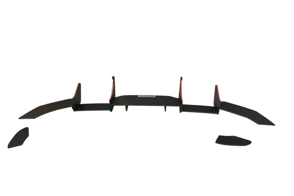Street Pro Heckansatz Diffusor V.2 passend für Ford Fiesta Mk7 ST FL schwarz matt
