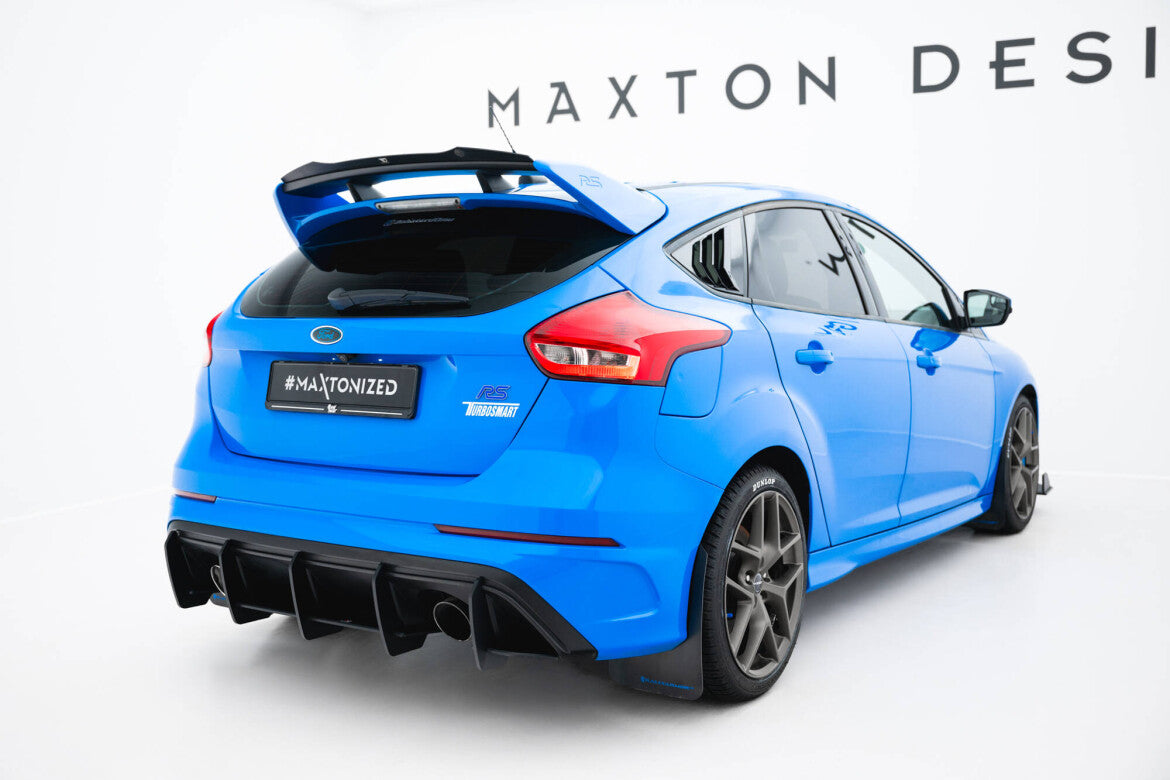 Street Pro Heckansatz Diffusor V.2 passend für Ford Focus RS Mk3 (US-Spec Version) schwarz matt