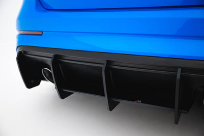 Street Pro Heckansatz Diffusor V.2 passend für Ford Focus RS Mk3 (US-Spec Version) schwarz matt