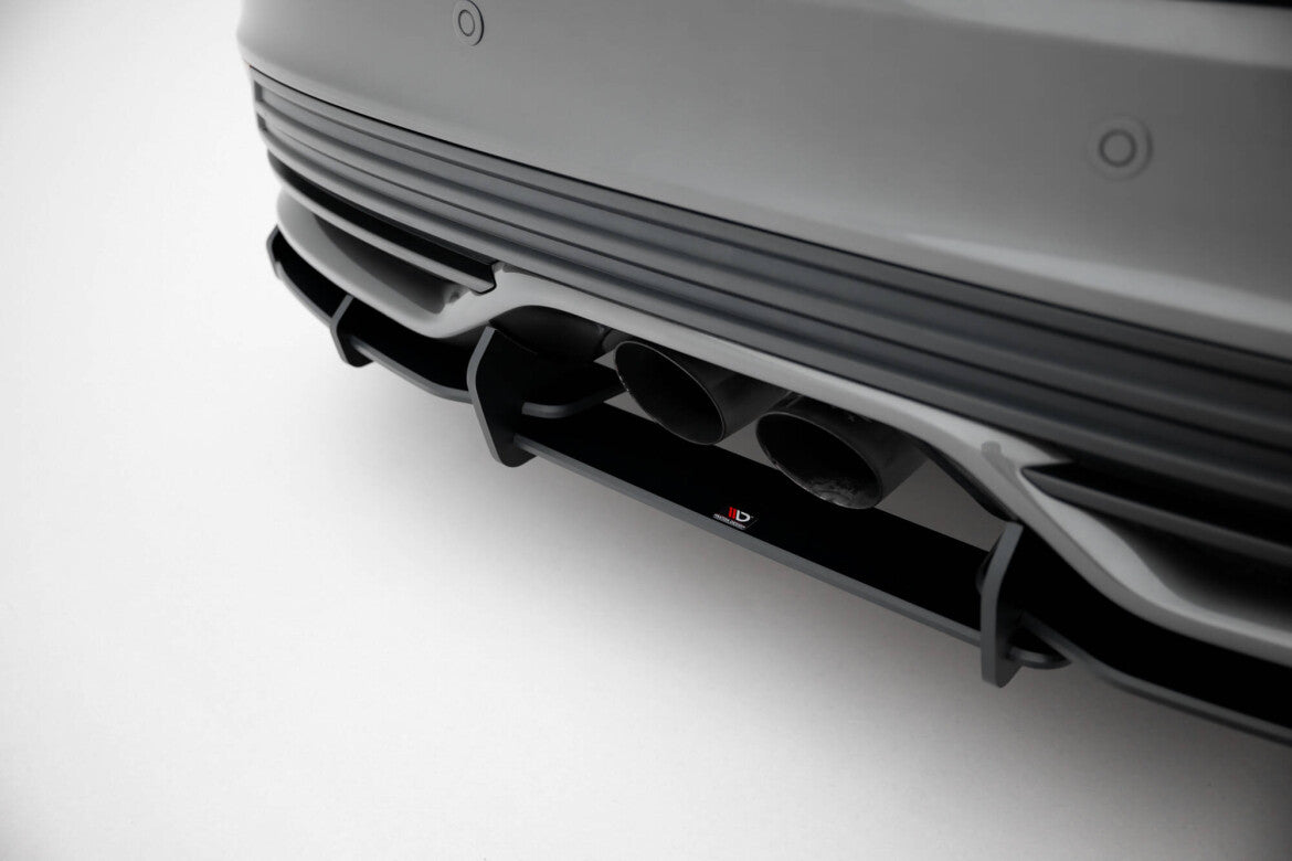 Street Pro Heckansatz Diffusor V.2 passend für Ford Focus ST Mk3 FL schwarz matt