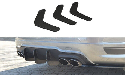 Street Pro Heckansatz Diffusor V.2 passend für Mercedes C W204 AMG-Line (FL) schwarz matt