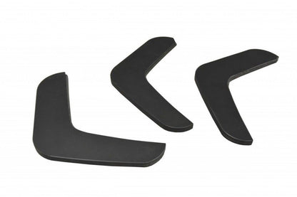 Street Pro Heckansatz Diffusor V.2 passend für Mercedes C W204 AMG-Line (FL) schwarz matt