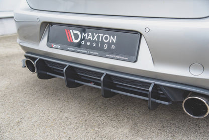 Street Pro Heckansatz Diffusor V.2 passend für VW Golf 7 GTI roter Kern
