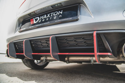 Street Pro Heckansatz Diffusor V.2 passend für VW Golf 7 GTI schwarz matt