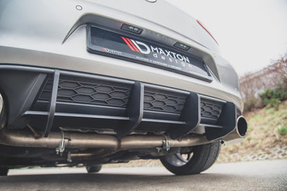 Street Pro Heckansatz Diffusor V.2 passend für VW Golf 7 GTI schwarz matt